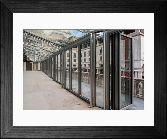 Framed Print : Interior of restaurant space prior to fit-out. Sushi Samba Covent Garden, Covent Garden, United Kingdom. Architect: Eric Parry Architects Ltd, 2018 Framed Print : Interior of restaurant space prior to fit-out. Sushi Samba Covent Garden, Covent Garden, United Kingdom. Architect: Eric Parry Architects Ltd, 2018