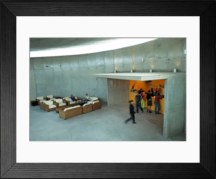 Framed Print : Inside the visitors center of the Capelinhos volcano museum Faial Island Azores Framed Print : Inside the visitors center of the Capelinhos volcano museum Faial Island Azores