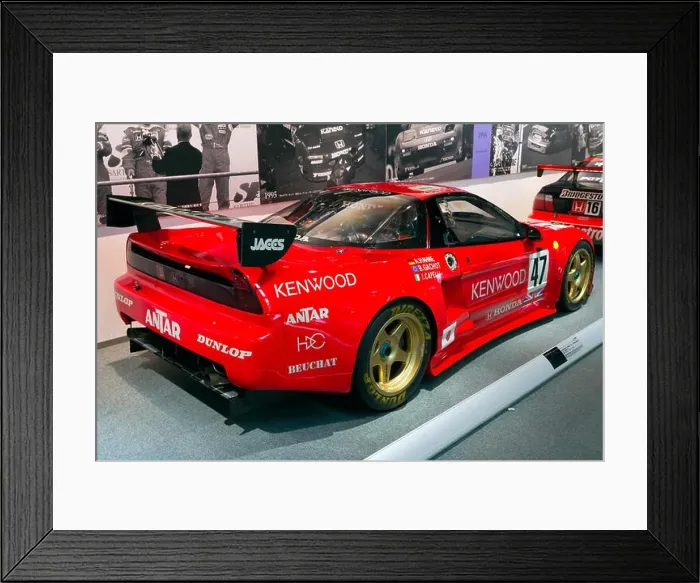 Framed Print : Honda NSX Le Mans (GT1) rear-right Honda Collection Hall Framed Print : Honda NSX Le Mans (GT1) rear-right Honda Collection Hall