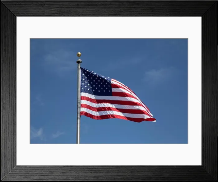 Framed Print : Our National flag, the United States of America Flag, flying sky high on the USS Hornet, Alameda California Framed Print : Our National flag, the United States of America Flag, flying sky high on the USS Hornet, Alameda California
