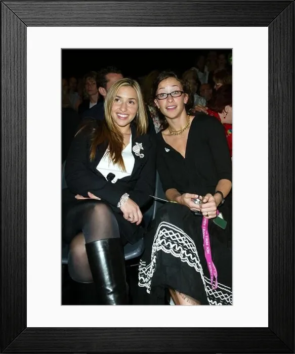 Framed Print : Leah Wood and Melanie Blatt at the Betty Jackson Show, part of London Fashion Week. ©Doug Peters / allactiondigital Framed Print : Leah Wood and Melanie Blatt at the Betty Jackson Show, part of London Fashion Week. ©Doug Peters / allactiondigital