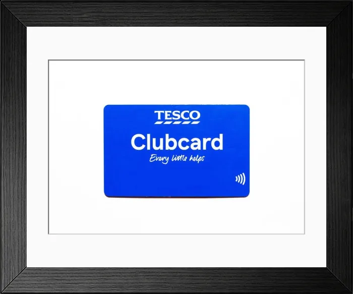 Framed Print : tesco store card clubcard Framed Print : tesco store card clubcard