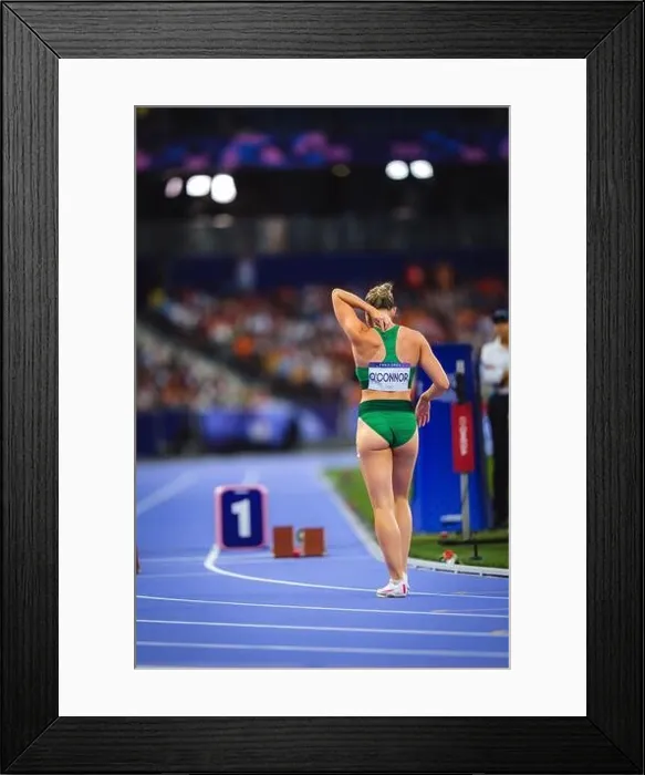 Framed Print : Kate O'Connor participating in the 200 meters at the Paris 2024 Olympic Games Framed Print : Kate O'Connor participating in the 200 meters at the Paris 2024 Olympic Games