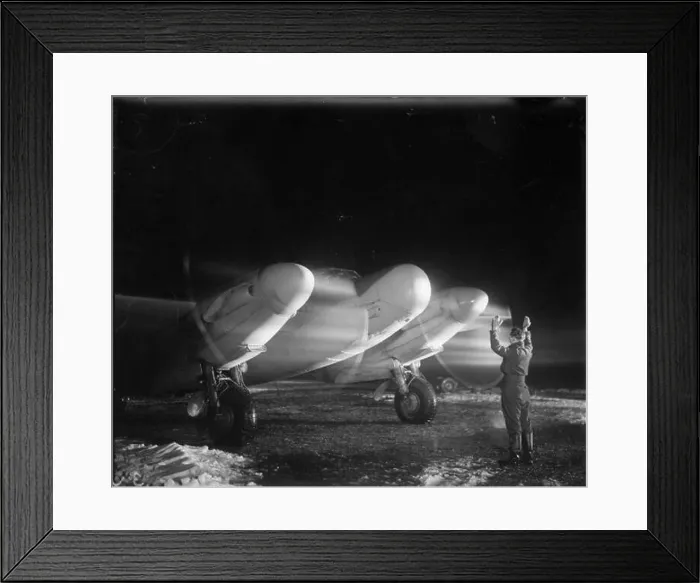 Framed Print : Royal Air Force- 2nd Tactical Air Force, 1943-1945. A De Havilland Mosquito NF Mark XIII of No Framed Print : Royal Air Force- 2nd Tactical Air Force, 1943-1945. A De Havilland Mosquito NF Mark XIII of No