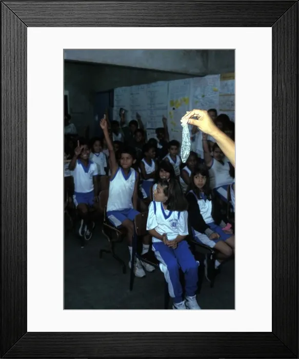 Framed Print : BRAZIL SEX HIV EDUCATION AT SCHOOL SANTOS Framed Print : BRAZIL SEX HIV EDUCATION AT SCHOOL SANTOS