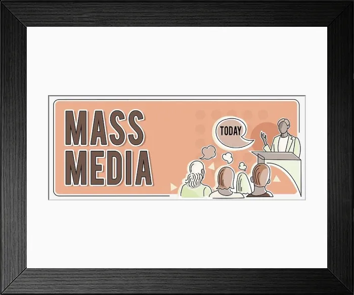 Framed Print : Conceptual caption Mass Media. Business approach Group showing making news to the public of what is happening Person holding presentation displaying Framed Print : Conceptual caption Mass Media. Business approach Group showing making news to the public of what is happening Person holding presentation displaying
