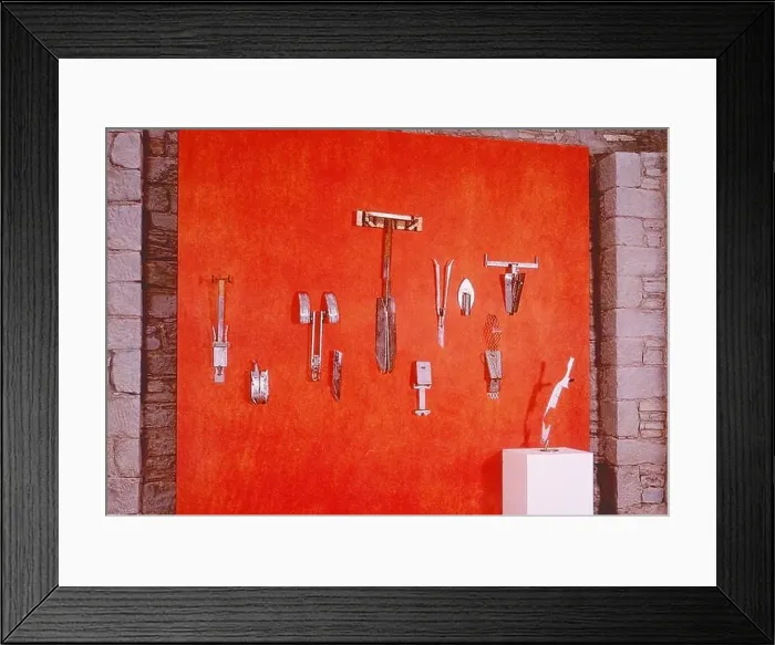 Framed Print : Artwork by French artist Jean-Michel Alberola, 1985 Framed Print : Artwork by French artist Jean-Michel Alberola, 1985