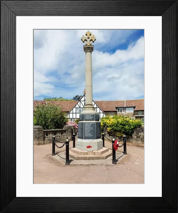 Framed Print : War Memorial Lydney, Gloucestershire Framed Print : War Memorial Lydney, Gloucestershire