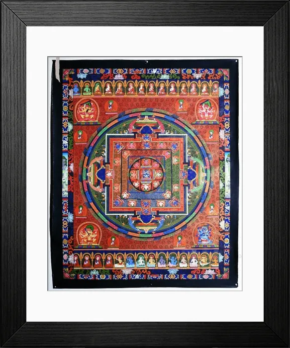 Framed Print : Tangka, Tibet, China Framed Print : Tangka, Tibet, China