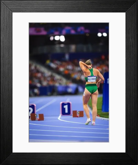 Framed Print : Kate O'Connor participating in the 200 meters at the Paris 2024 Olympic Games Framed Print : Kate O'Connor participating in the 200 meters at the Paris 2024 Olympic Games