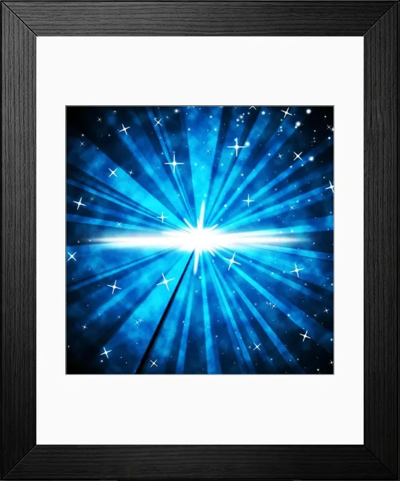 Framed Print : Brightness Background Meaning Luminous Rays And Night Sky Framed Print : Brightness Background Meaning Luminous Rays And Night Sky