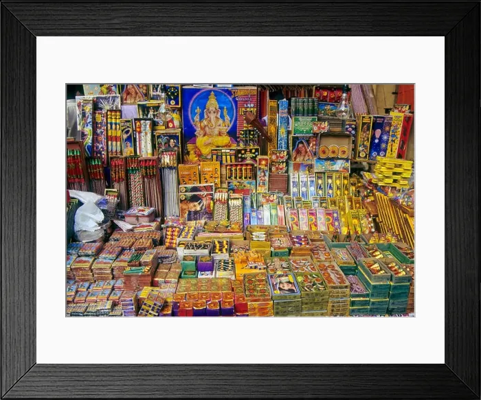 Framed Print : Fire Cracker Shop Framed Print : Fire Cracker Shop