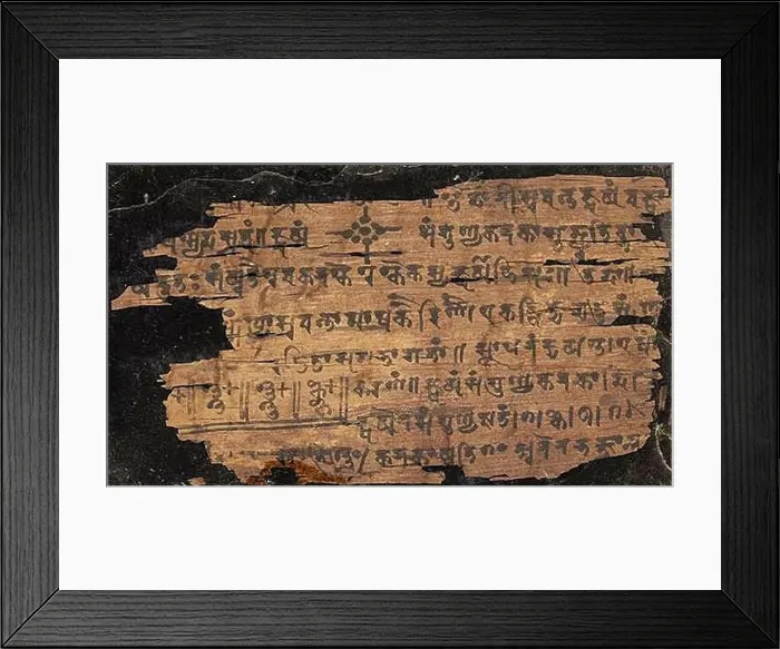 Framed Print : Bakhshali manuscript Framed Print : Bakhshali manuscript