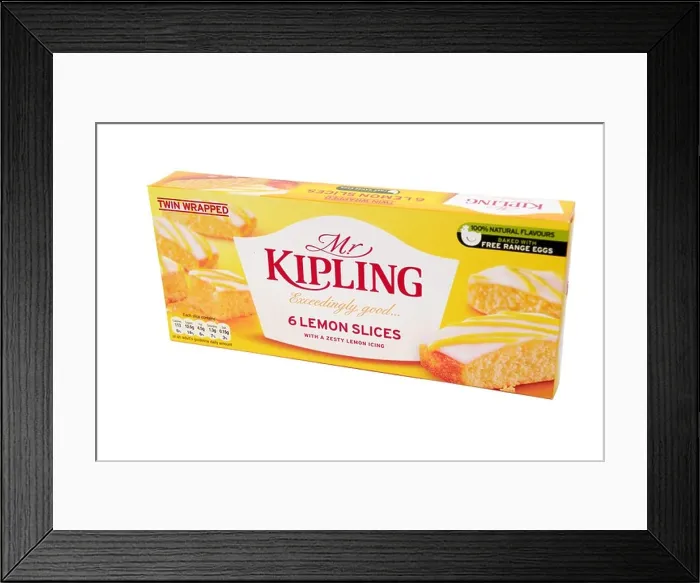Framed Print : Mr Kipling Lemon Slices Framed Print : Mr Kipling Lemon Slices