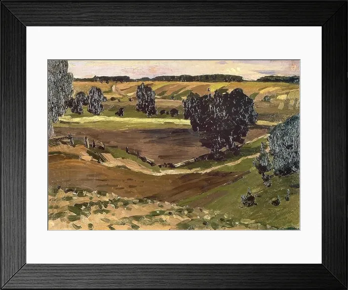 Framed Print : Ferdynand Ruszczyc. Bohdanow pejzaz Framed Print : Ferdynand Ruszczyc. Bohdanow pejzaz