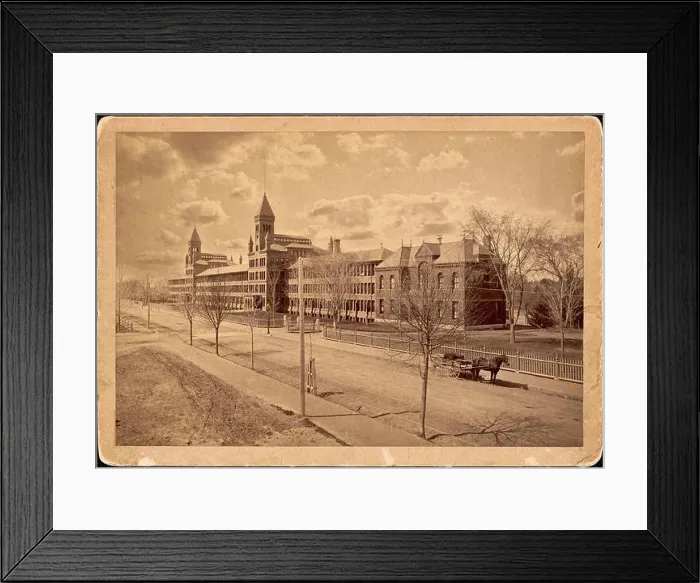 Framed Print : Waltham Watch Factory, Factories, Clock & watch industry, Waltham Watch Company. Waltham Room Collection Framed Print : Waltham Watch Factory, Factories, Clock & watch industry, Waltham Watch Company. Waltham Room Collection