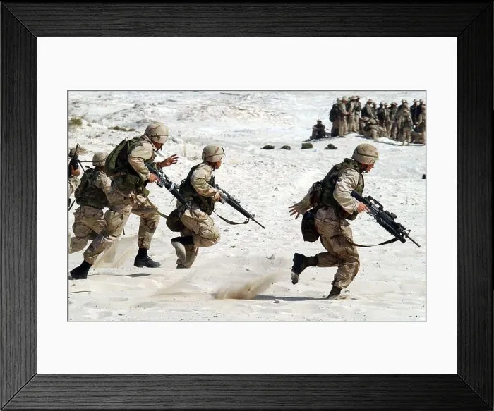 Framed Print : Army soldiers fighting at war and the called Infantry are sometimes called grunts (in the United States Army) or squaddies (in the British Army) Framed Print : Army soldiers fighting at war and the called Infantry are sometimes called grunts (in the United States Army) or squaddies (in the British Army)