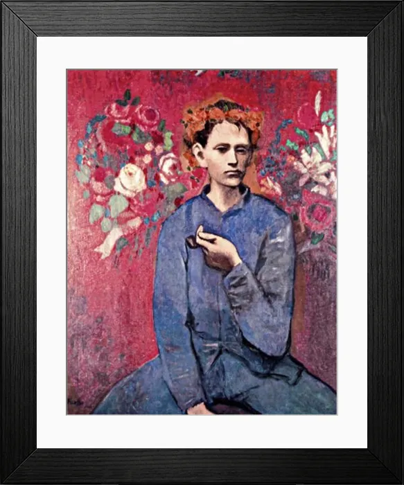 Framed Print : Boy with a Pipe, 1905 (Painting) by Artist Picasso, Pablo (1881-1973) Spanish Framed Print : Boy with a Pipe, 1905 (Painting) by Artist Picasso, Pablo (1881-1973) Spanish