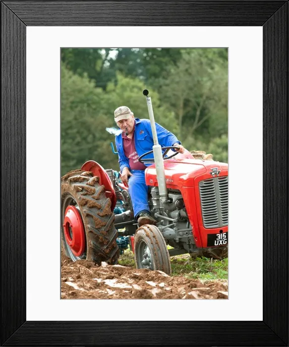 Framed Print : A vintage Massey Ferguson tractor at the 65th Stoke Bliss and District Agricultural Society's annual Ploughing Match Framed Print : A vintage Massey Ferguson tractor at the 65th Stoke Bliss and District Agricultural Society's annual Ploughing Match
