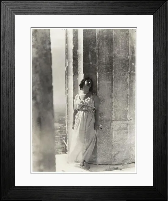 Framed Print : Isadora Duncan at the Parthenon. Museum: PRIVATE COLLECTION. Author: Edward Steichen Framed Print : Isadora Duncan at the Parthenon. Museum: PRIVATE COLLECTION. Author: Edward Steichen