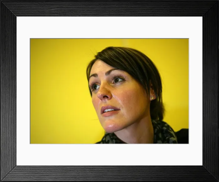 Framed Print : Rehearsals for The Newspaper Boy, to be performed at the Deaf Institute. Suranne Jones. Picture: Chris Bull Framed Print : Rehearsals for The Newspaper Boy, to be performed at the Deaf Institute. Suranne Jones. Picture: Chris Bull