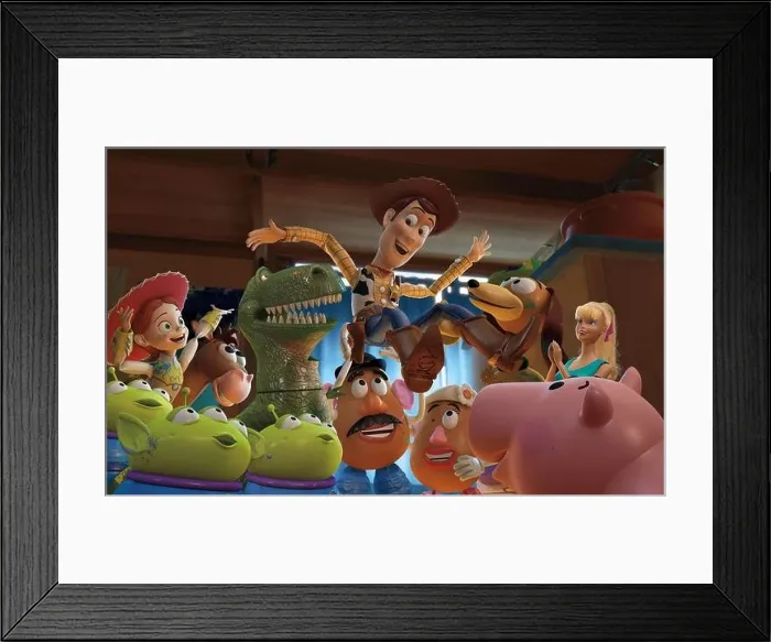 Framed Print : Toy Story 3 ; Year : 2010 USA ; Director : Lee Unkrich ; Animation ; Aliens, Jessie, Bullseye, Rex, Mr. Potato Head, Woody, Mrs Framed Print : Toy Story 3 ; Year : 2010 USA ; Director : Lee Unkrich ; Animation ; Aliens, Jessie, Bullseye, Rex, Mr. Potato Head, Woody, Mrs