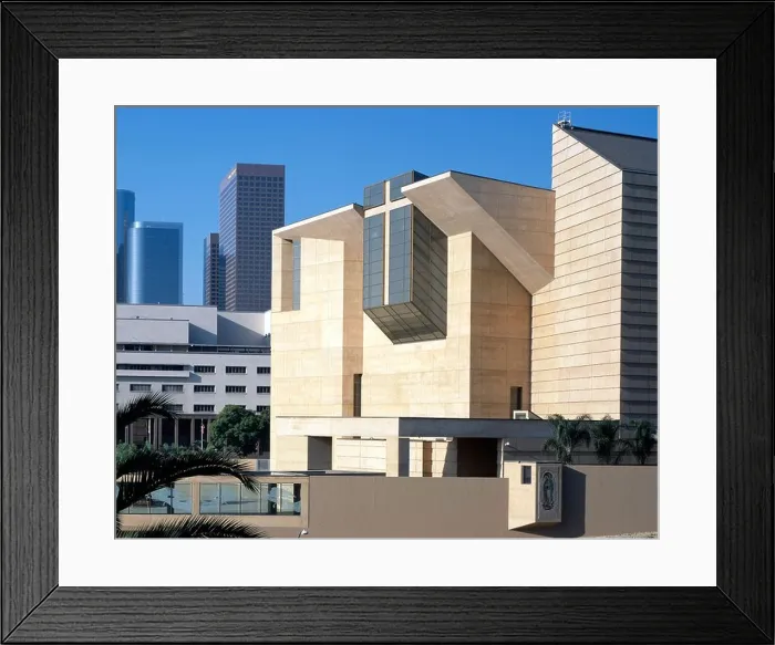 Framed Print : Cathedral of Our Lady of the Angels, Los Angeles. 1996-2002. North East Corner & Altar Window Framed Print : Cathedral of Our Lady of the Angels, Los Angeles. 1996-2002. North East Corner & Altar Window