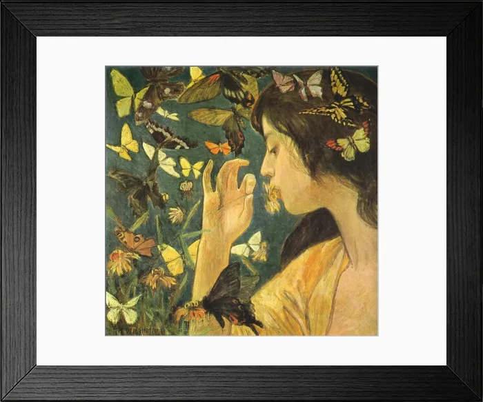 Framed Print : English: Butterflies, by Fujishima Takeji (private collection) : 1904 9 Butterflies by Fujishima Takeji Framed Print : English: Butterflies, by Fujishima Takeji (private collection) : 1904 9 Butterflies by Fujishima Takeji