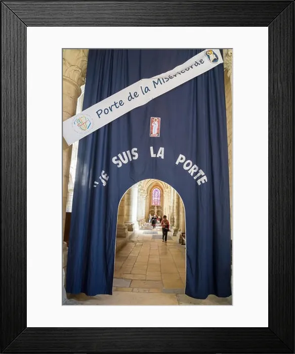 Framed Print : Holy Door of Mercy, Notre-Dame cathedral, Laon, Aisne, Picardie, France Framed Print : Holy Door of Mercy, Notre-Dame cathedral, Laon, Aisne, Picardie, France