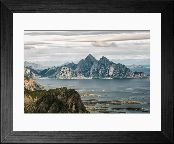 Framed Print : Mt Vagakallen, Nordland, Lofoten, Norway Framed Print : Mt Vagakallen, Nordland, Lofoten, Norway
