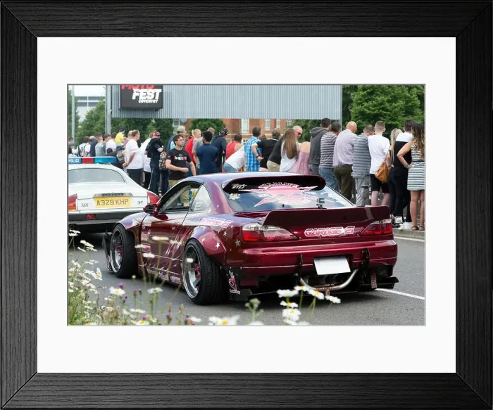 Framed Print : Zillalife Garage 21 S15 Drift Car Framed Print : Zillalife Garage 21 S15 Drift Car