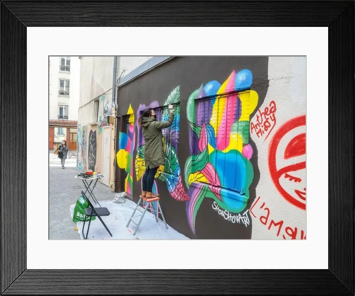 Framed Print : URBAN ART PARIS 13 THE KINGDOM OF STREET ART Framed Print : URBAN ART PARIS 13 THE KINGDOM OF STREET ART