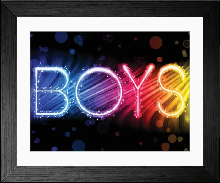 Framed Print : Boys Gay Pride Abstract Colorful Waves on Black Background Framed Print : Boys Gay Pride Abstract Colorful Waves on Black Background