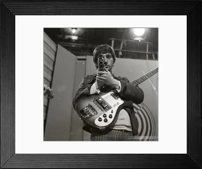 Framed Print : 008540 - Pete Quaife of The Kinks during Rehearsals for Top Of The Pops in 1964 Framed Print : 008540 - Pete Quaife of The Kinks during Rehearsals for Top Of The Pops in 1964