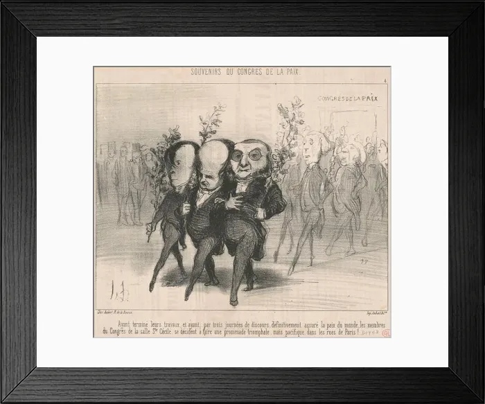 Framed Print : Ayant terminé leurs travaux... 19th century by Honoré Daumier Framed Print : Ayant terminé leurs travaux... 19th century by Honoré Daumier