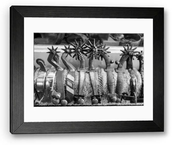 Framed Print : Antique cowboy spurs Framed Print : Antique cowboy spurs