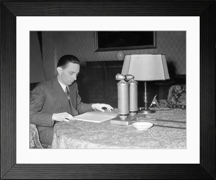 Framed Print : Joseph Goebbels Framed Print : Joseph Goebbels