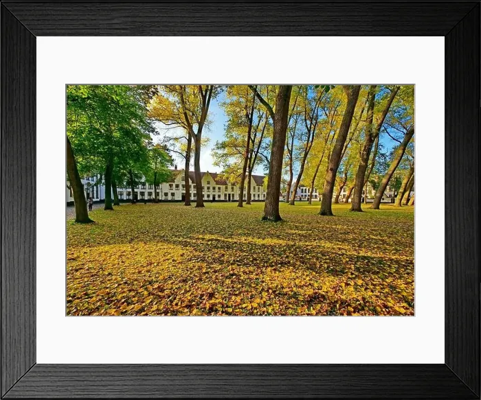 Framed Print : Begijnhof, Bruges, West Flanders, Belgium Framed Print : Begijnhof, Bruges, West Flanders, Belgium
