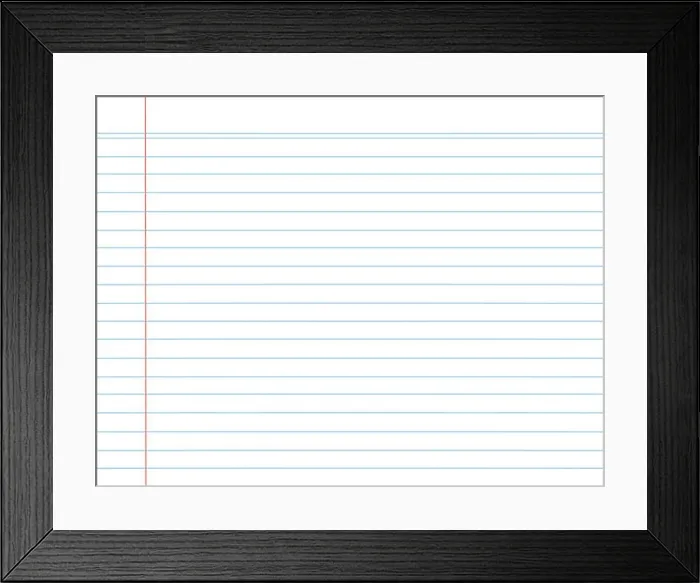 Framed Print : paper line vector background, detailed lined paper texture Framed Print : paper line vector background, detailed lined paper texture
