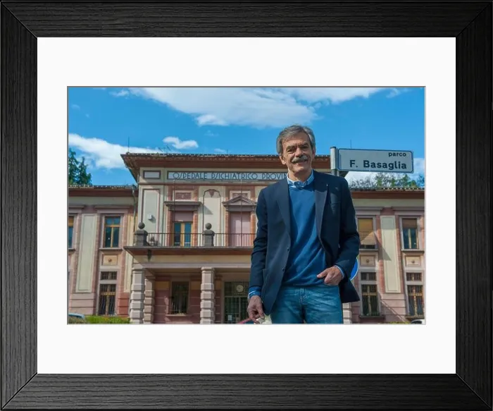 Framed Print : Gorizia, Italy 20 / 05 / 2016: Franco Perazza, director of the Department of Mental Health. Provincial Psychiatric Hospital. ©Andrea Sabbadini Framed Print : Gorizia, Italy 20 / 05 / 2016: Franco Perazza, director of the Department of Mental Health. Provincial Psychiatric Hospital. ©Andrea Sabbadini