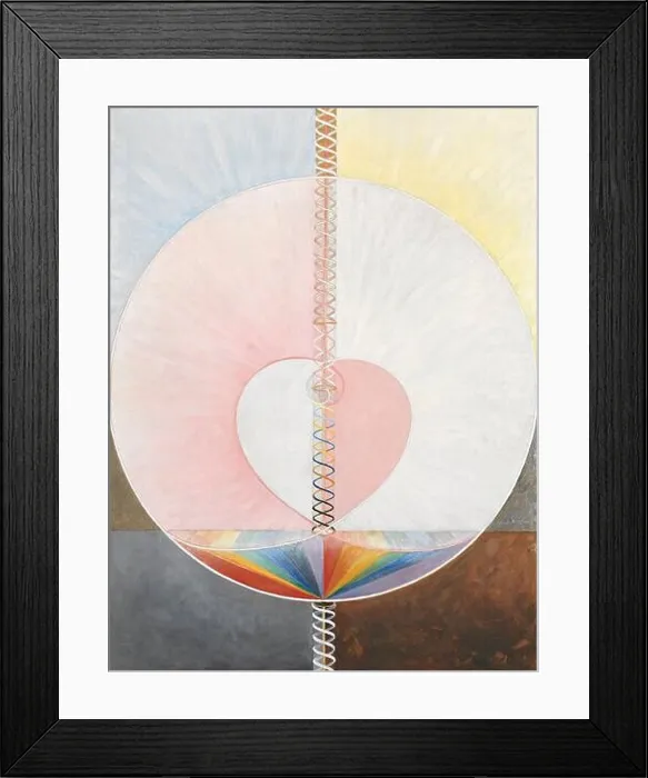 Framed Print : Group IX / UW, No. 25, The Dove, No. 1. Museum: Courtesy of Stiftelsen Hilma af Klints Verk Framed Print : Group IX / UW, No. 25, The Dove, No. 1. Museum: Courtesy of Stiftelsen Hilma af Klints Verk