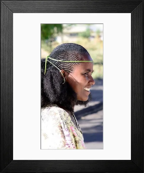 Framed Print : Portrait of a Tigrinya woman Framed Print : Portrait of a Tigrinya woman