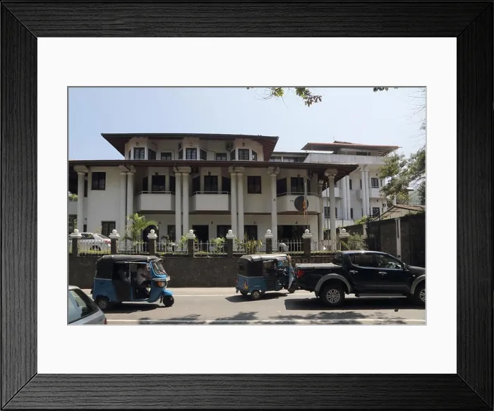 Framed Print : Kandy Sri Lanka King's Park Hotel Framed Print : Kandy Sri Lanka King's Park Hotel
