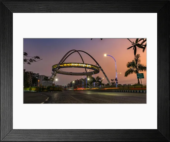 Framed Print : Biswa Bangla gate or Kolkata Gate at New Town on the main arterial road, Kolkata, India Framed Print : Biswa Bangla gate or Kolkata Gate at New Town on the main arterial road, Kolkata, India