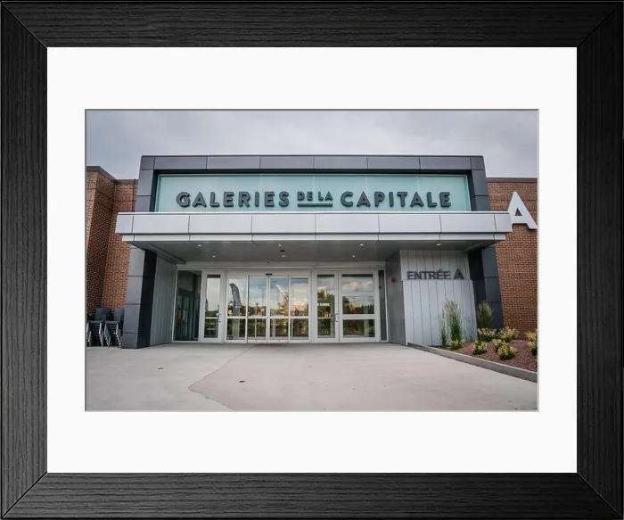 Framed Print : quebec city largest shopping mall Les Galeries de la Capitale Framed Print : quebec city largest shopping mall Les Galeries de la Capitale