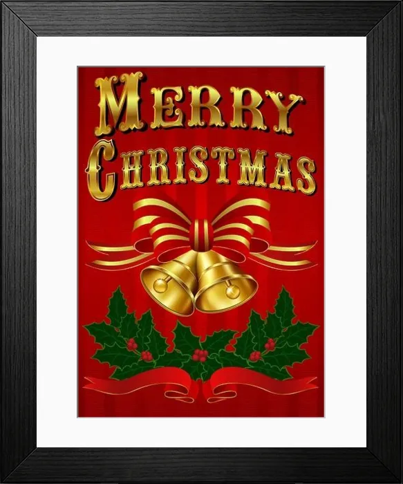 Framed Print : Vintage Victorian Christmas Card Framed Print : Vintage Victorian Christmas Card
