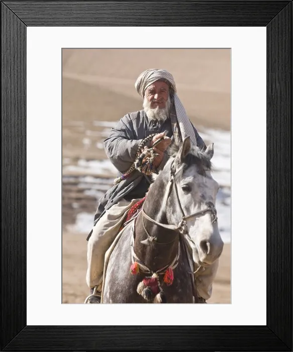 Framed Print : Afghan horsemen take part in the traditional Buzkashi game in Maimana Afghanistan on Tuesday 19th February 2008 Framed Print : Afghan horsemen take part in the traditional Buzkashi game in Maimana Afghanistan on Tuesday 19th February 2008