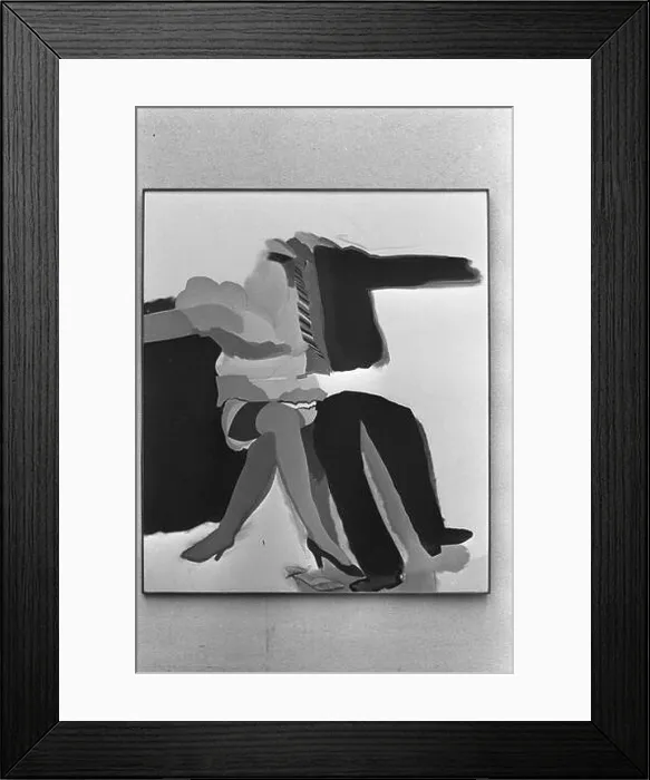 Framed Print : Works by Premium Marzotto in Stedelijk Museum, Le Couple Date: 17 February 1967 Keywords: museums, paintings Framed Print : Works by Premium Marzotto in Stedelijk Museum, Le Couple Date: 17 February 1967 Keywords: museums, paintings