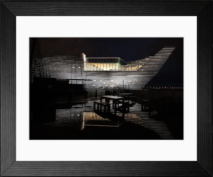Framed Print : V&A Dundee at night Framed Print : V&A Dundee at night