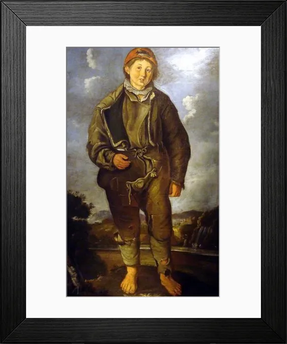 Framed Print : Stechinelli Betteljunge Framed Print : Stechinelli Betteljunge